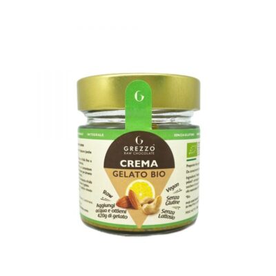 Preparato Bio per Gelato alla Crema (conf. da 8pz x 180g)