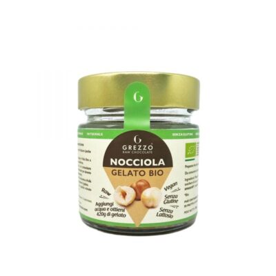 Preparato Bio per Gelato alla Nocciola (conf. da 8pz x 180g)