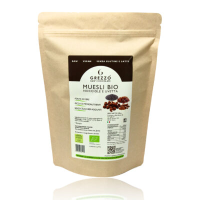 Muesli Bio Nocciole e Uvetta - Grezzo Raw Chocolate