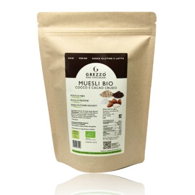 Muesli Bio Cocco e Cacao crudo - Grezzo Raw Chocolate